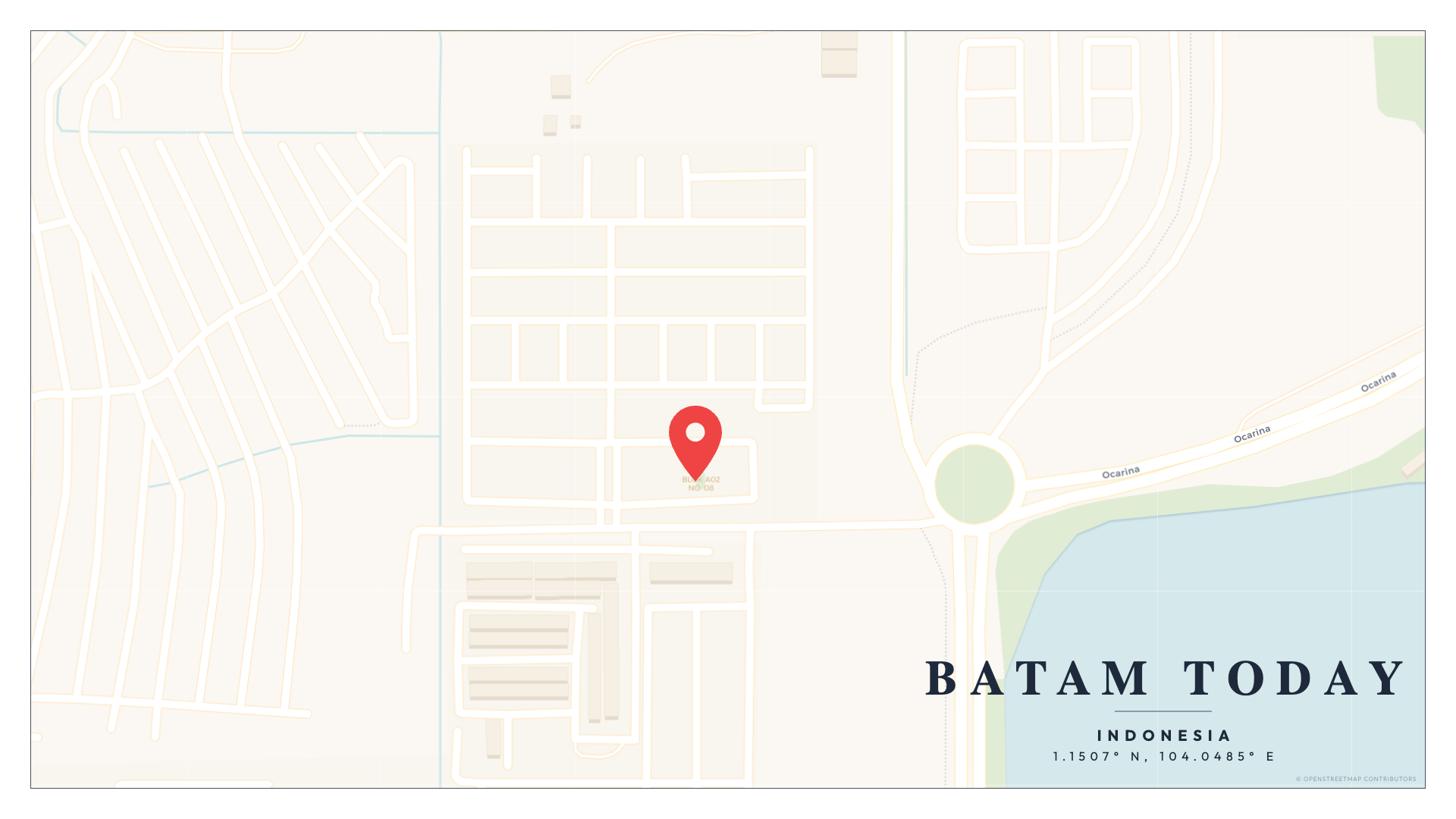 Peta lokasi kantor Batam Today